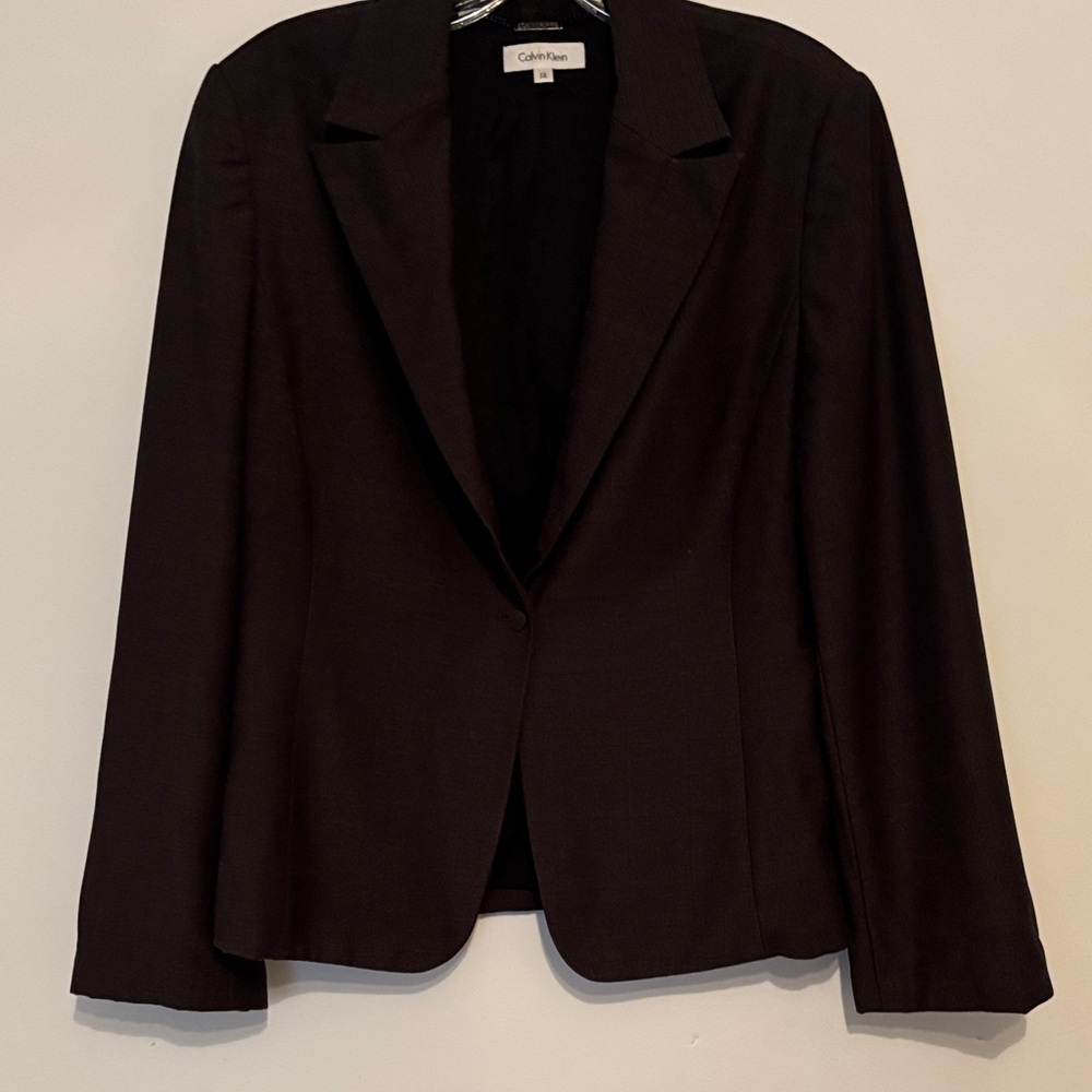 Calvin Klein Gray Ladies Blazer